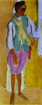  Matisse Art Painting - The Moroccan Amido Lefthand panel of a triptych abstract fauvism Henri Matisse